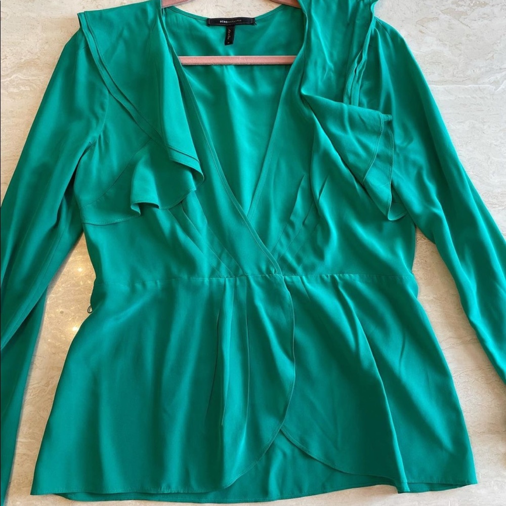 BCBG MaxAzria ruffle blouse